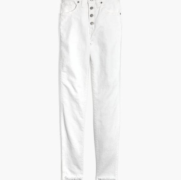 Madewell button fly white jeans - Picture 4 of 9